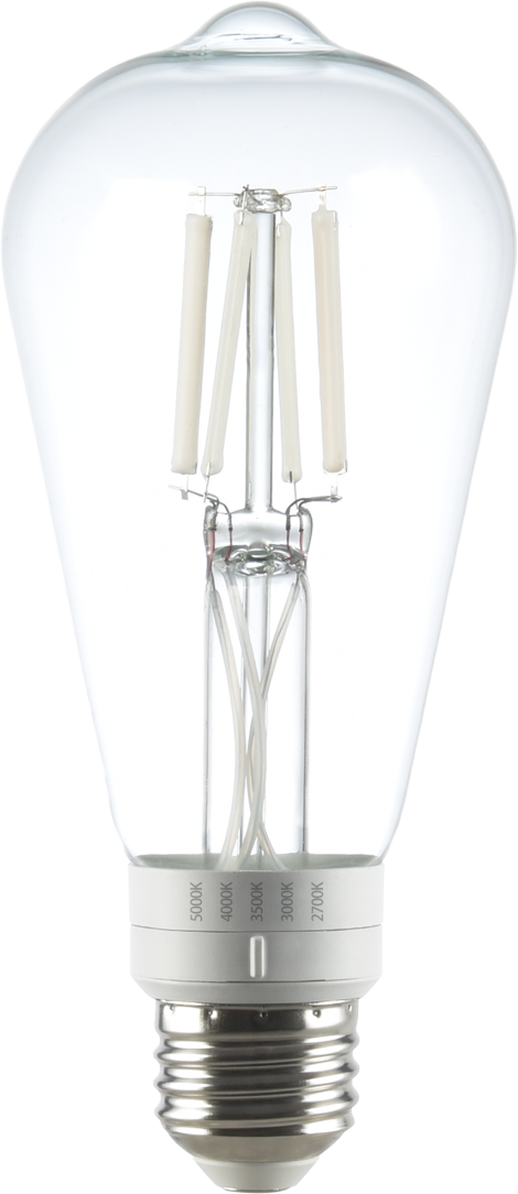 Del filament blanc - ST19 - 4.5 watts - 5cct - Série 1-91 - 3ST19D5K4.5WE CL