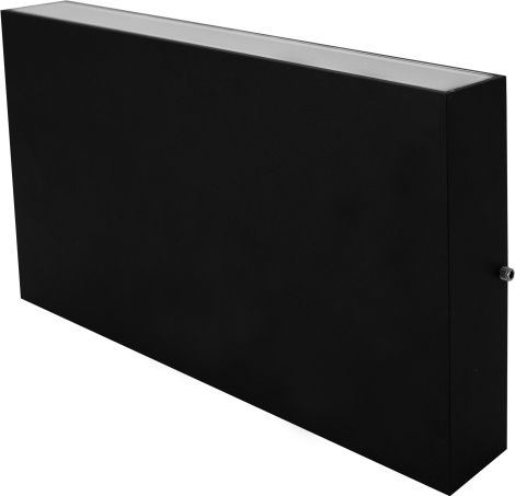 Murale extérieure DEL 5cct carré 24w