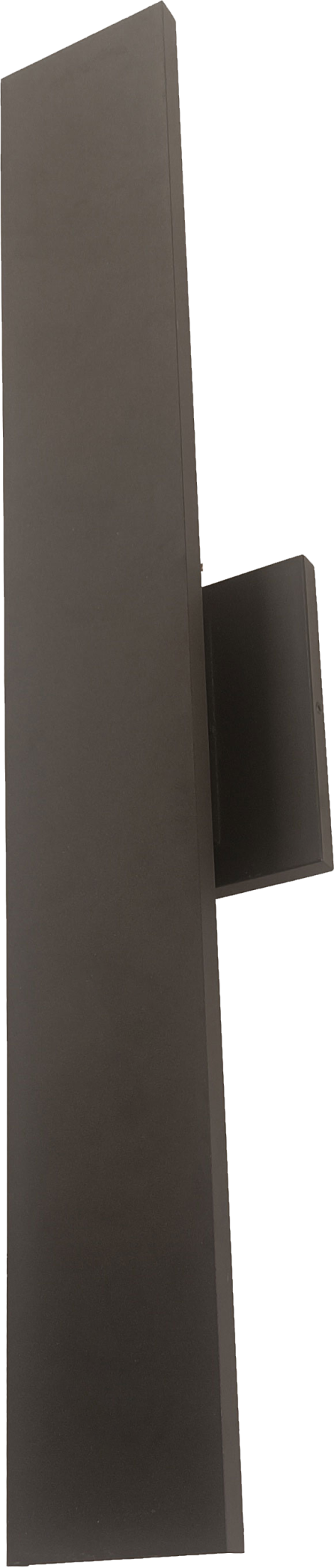 Murale extérieure 24 pouces noir en aluminium