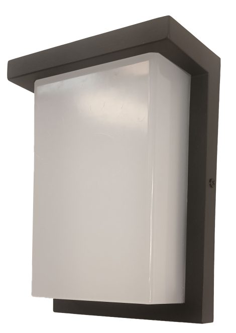 Murale DEL extérieure 8 pouces noire