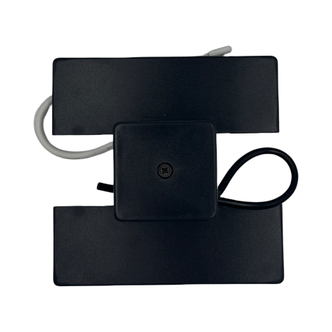 Canopé flottant noir - "T" série L - TR-M-BK