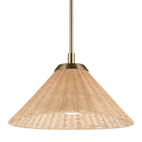 Suspension convertible en semi-plafonnier - BEKAH - Kichler - 52729CPZ