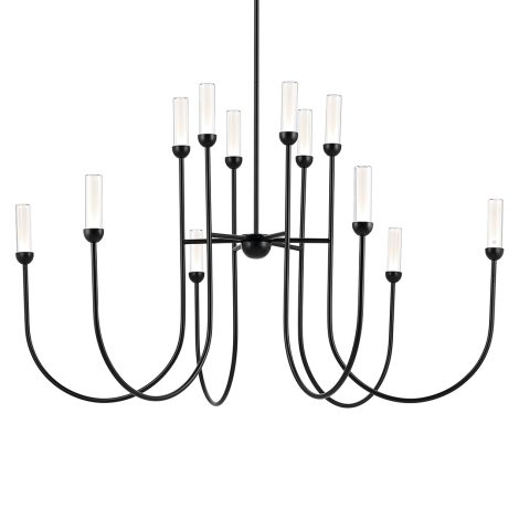 Chandelier - MORAINE - Kichler - 52758BKLED