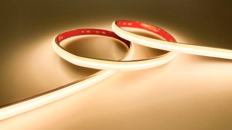 Ruban COB pour sauna, 8 watts par mètres, 2700K, vendu au pied