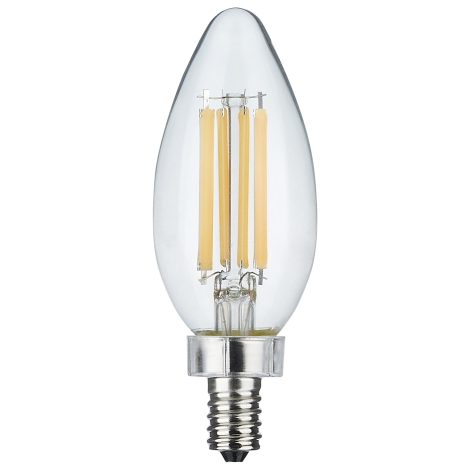 Ampoule DEL à filament C11 8W, 4000K - Satco - S11344