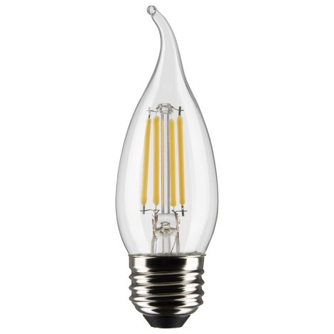 Ampoule filament DEL CA10 5,5W, 2700K, Lot 2 - Satco - S21852