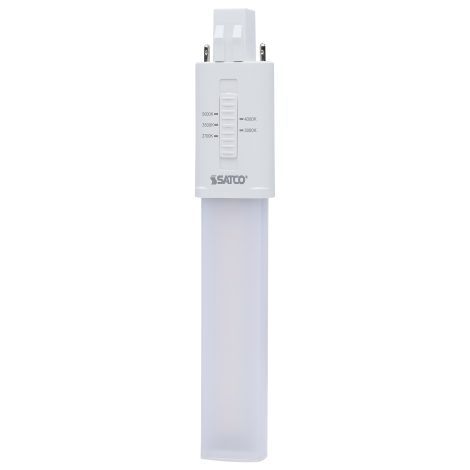 Ampoule DEL 6W PL, CCT, Type B, Sans ballast - Satco - S28730