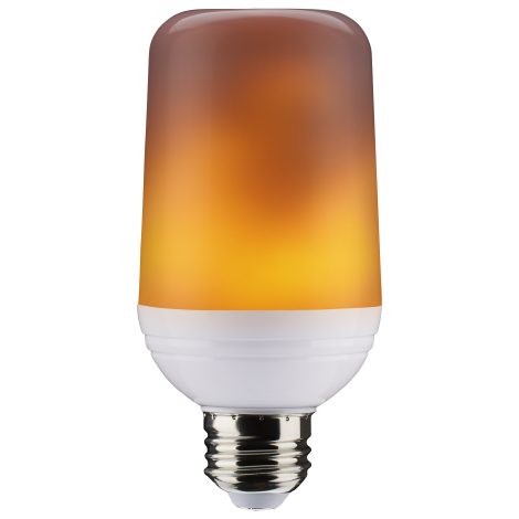 Ampoule DEL effet flamme 2,5W, T19 - Satco - S29806