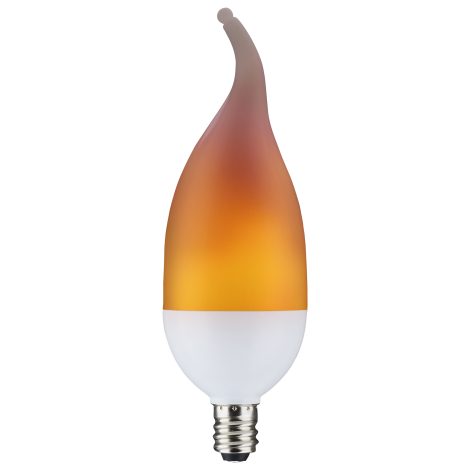 Ampoule DEL effet flamme 2W, B11 - Satco - S29807