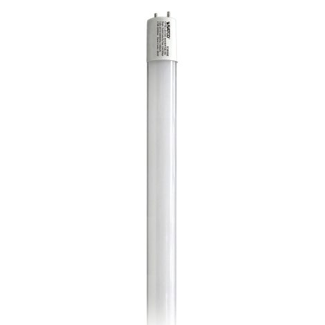 Tube DEL T8 17W, 4 pieds, 4000K, Sans ballast, Câblage simple ou double - Satco - S39906