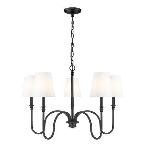 Suspension chandelier - JISELE - Z-Lite - 4505-5MB