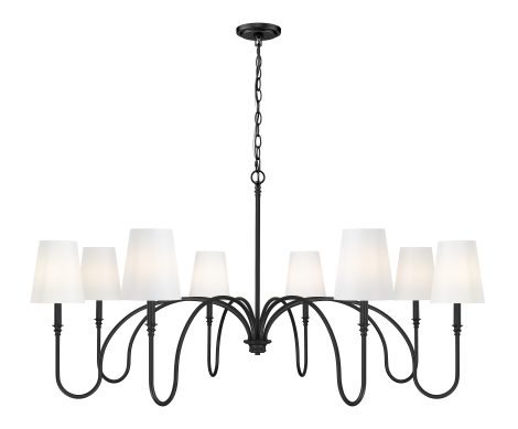 Suspension chandelier - JISELE - Z-Lite - 4505-8MB