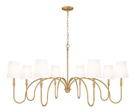 Suspension chandelier - JISELE - Z-Lite - 4505-8RB