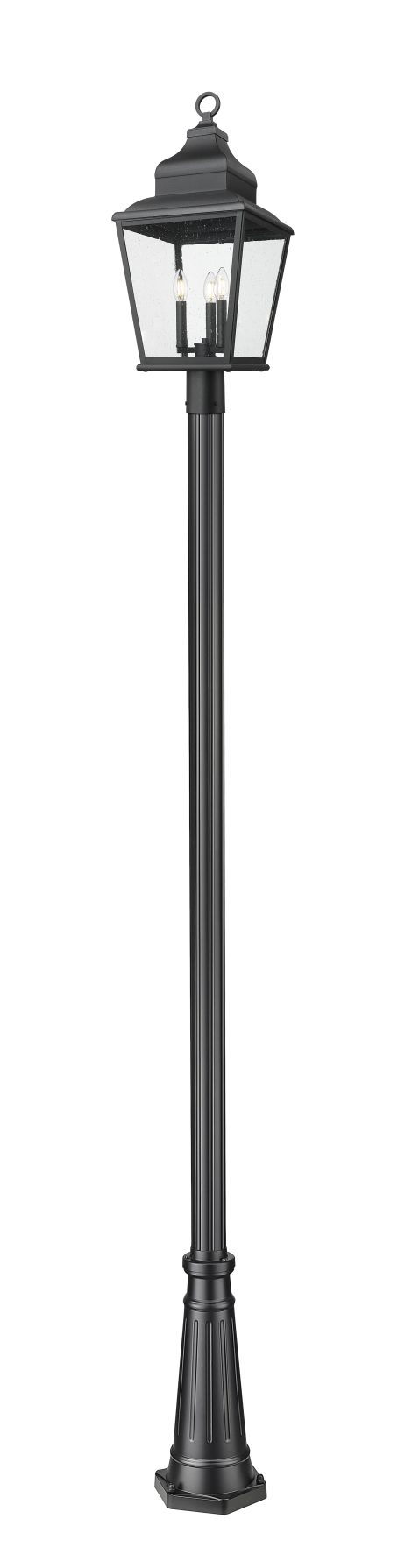 Poteau avec tête extérieur - RAPHAEL - Z-Lite - 5029PHBR-5011P-BK