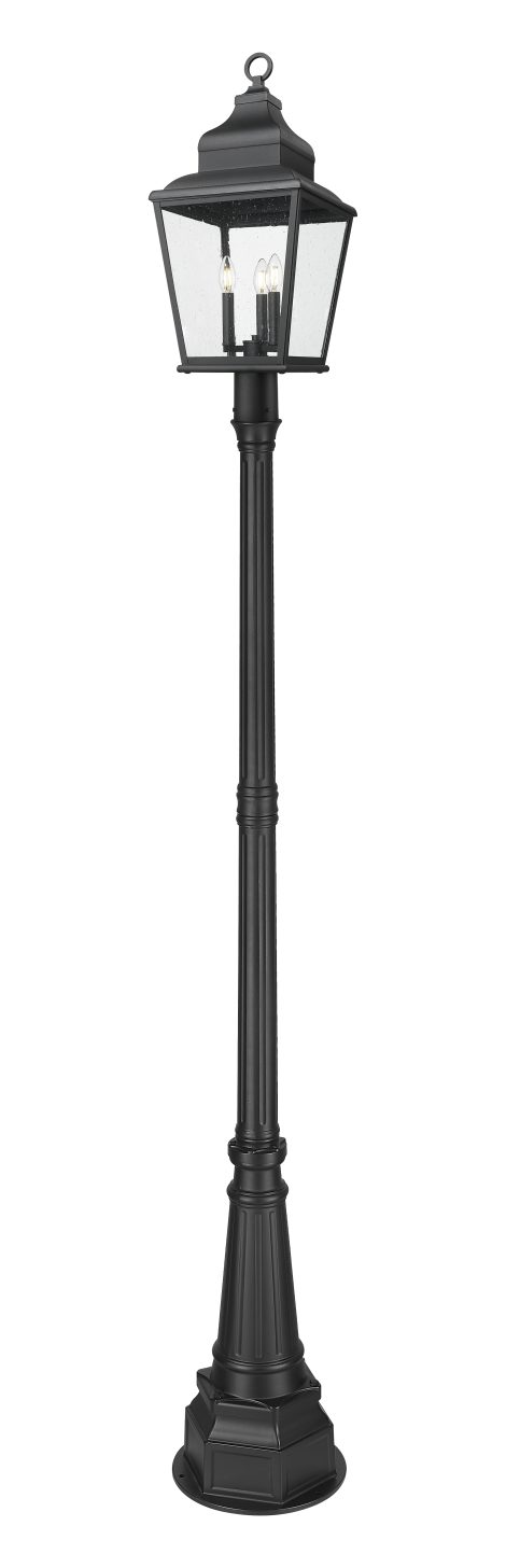 Poteau avec tête extérieur - RAPHAEL - Z-Lite - 5029PHBR-564P-BK