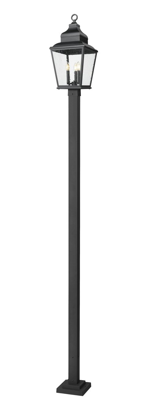 Poteau avec tête extérieur - RAPHAEL - Z-Lite - 5029PHBS-536P-BK