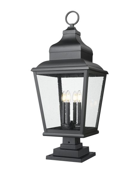 Lampe piédestal - RAPHAEL - Z-Lite - 5029PHXLS-LSQPM-BK