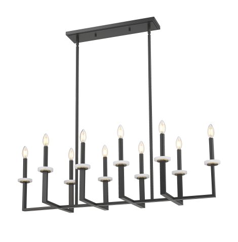 Suspension Linéaire Chandelier - GAULTIER - Z-Lite - 6100-10L-MB