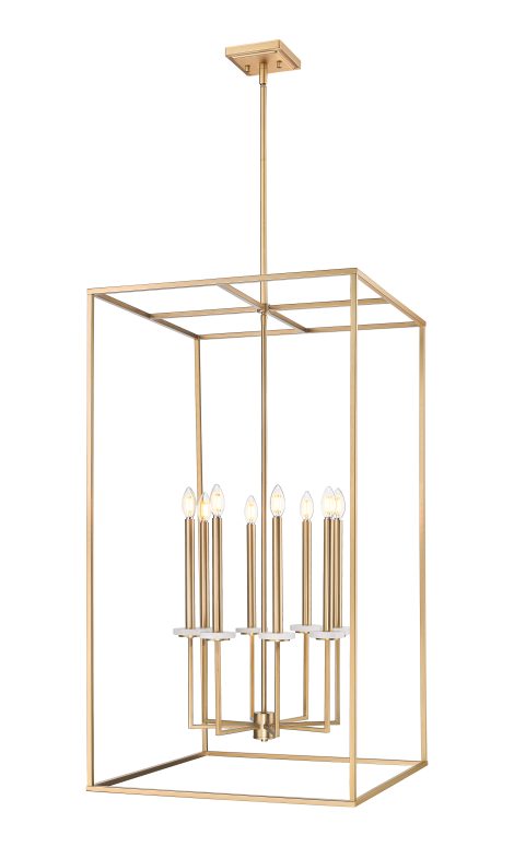 Suspension chandelier - GAULTIER - Z-Lite - 6100-44MGLD