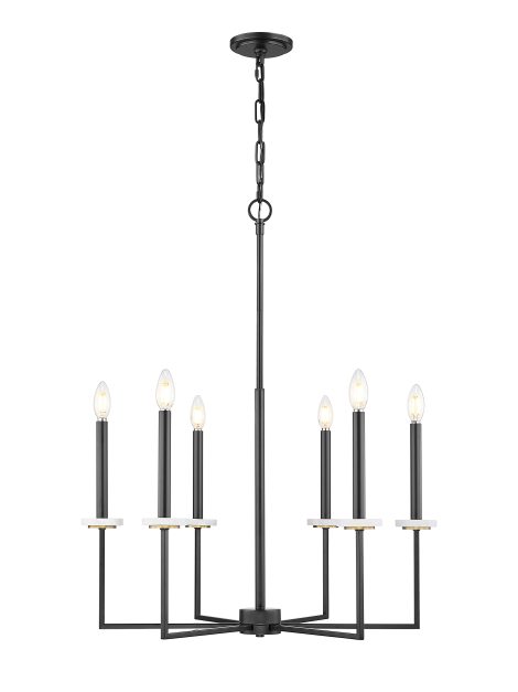 Suspension chandelier - GAULTIER - Z-Lite - 6100-6MB