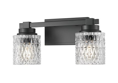 Murale double vanité - JACQUELINE - Z-Lite - 6101-2V-MB