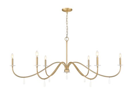 Suspension chandelier - TOUSSANT - Z-Lite - 6103-63MGLD