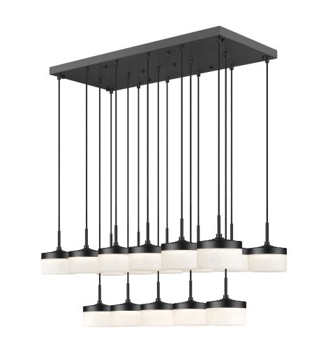 Suspension Linéaire - RENAUD - Z-Lite - 827P6-17L-MB-LED