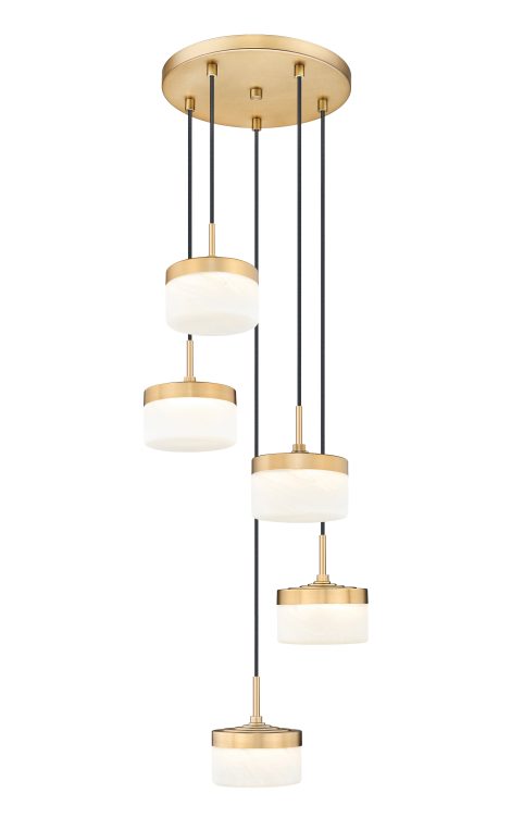 Suspension - RENAUD - Z-Lite - 827P6-5R-MGLD-LED