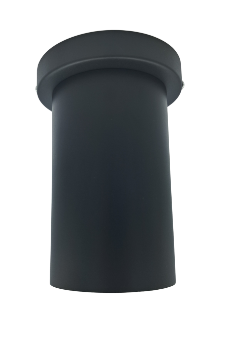 Plafonnier noir avec canopé 20W