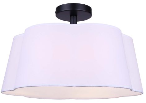 Semi-plafonnier 18.88 pouces - SIENA - Canarm - ISF2266B03BK