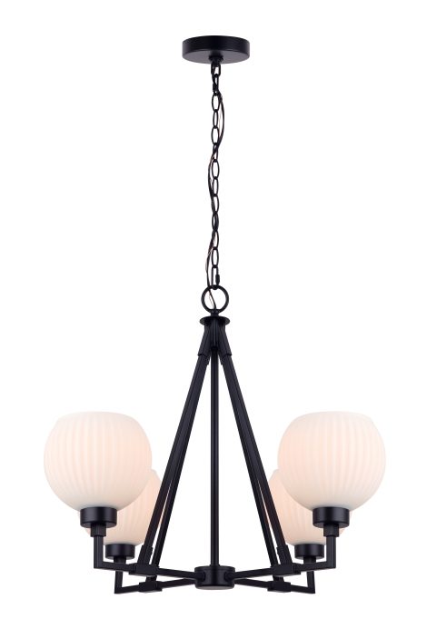 Suspension Chandelier - NELLA - Canarm - ICH2257B04BK