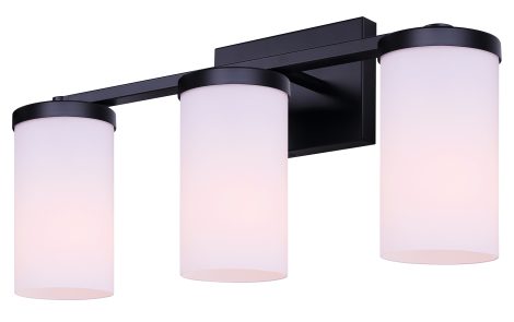 Murale Vanité Triple - BRITTON - Canarm - IVL1234A03BK-FO