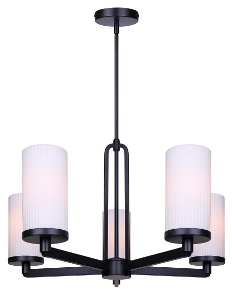 Suspension Chandelier - KINSLEA - Canarm - ICH1165A05BK-FR
