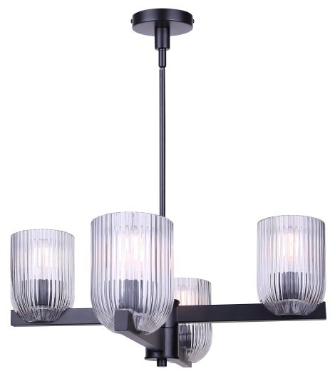 Suspension Chandelier - RENZO - Canarm - ICH1243A04BK