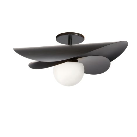 Semi-plafonnier - PAVEN - Dainolite - PVN-2012LEDSF-MB