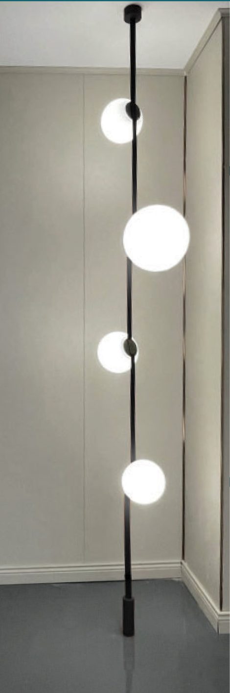 Lampe sur pied - Kendal - BK-020-BLK