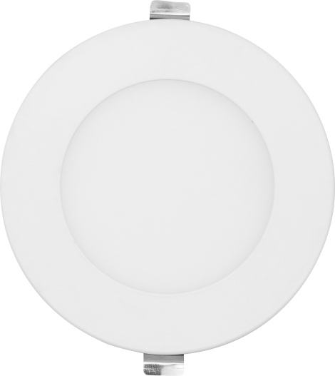 Panneau mince rond ignifugé 4 pouces - Série 1-27 - Luminaire Galarneau - FRLED4S12W5CCTPLWH