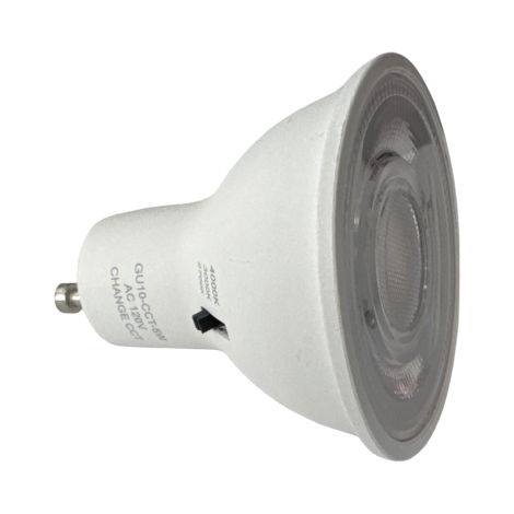 Ampoule DEL GU10 5 watts graduable avec sélecteur de couleur kelvin