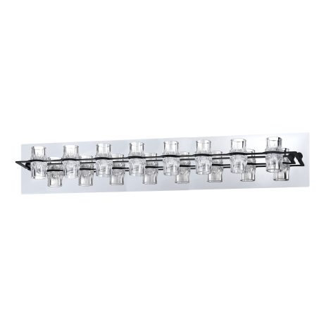 Murale Vanité à 8 lumières - WATERFORD - Kendal - VF8300-8L-CH/BLK