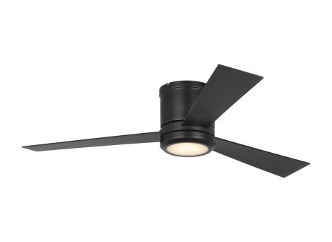 Ventilateur 52 pouces - CLARITY 52 HUGGER LED - Visual Comfort - 3CLYR52MBKD-V1