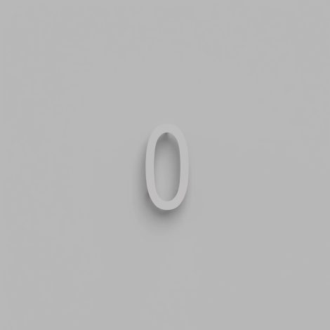 Chiffre flottant 6 pouces - DeVille - Snoc - 1710-0-03-H6