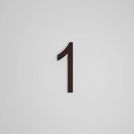 Chiffre flottant 6 pouces - DeVille - Snoc - 1710-1-09-H6