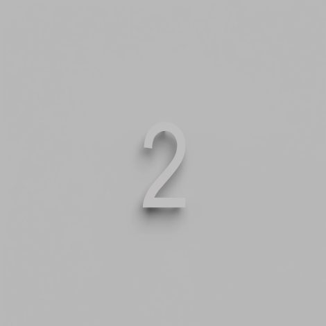 Chiffre flottant 6 pouces - DeVille - Snoc - 1710-2-03-H6