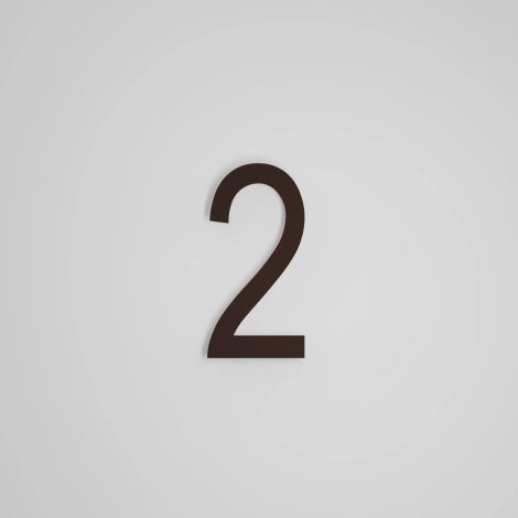 Chiffre flottant 6 pouces - DeVille - Snoc - 1710-2-09-H6