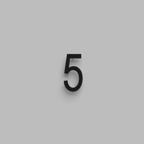 Chiffre flottant 6 pouces - DeVille - Snoc - 1710-5-01-H6