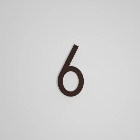 Chiffre flottant 6 pouces - DeVille - Snoc - 1710-6-09-H6