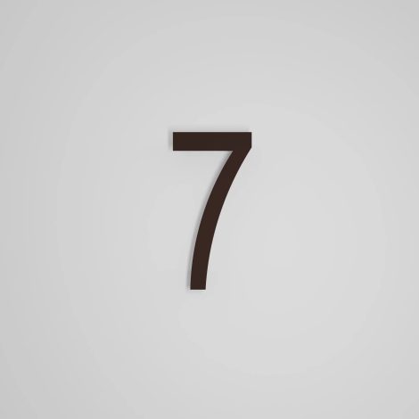 Chiffre flottant 6 pouces - DeVille - Snoc - 1710-7-09-H6