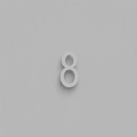 Chiffre flottant 6 pouces - DeVille - Snoc - 1710-8-03-H6