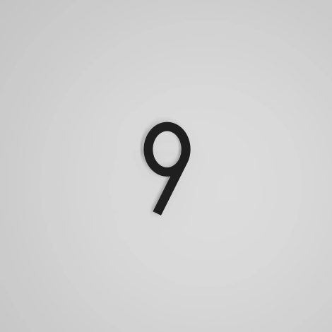 Chiffre flottant 6 pouces - DeVille - Snoc - 1710-9-01-H6