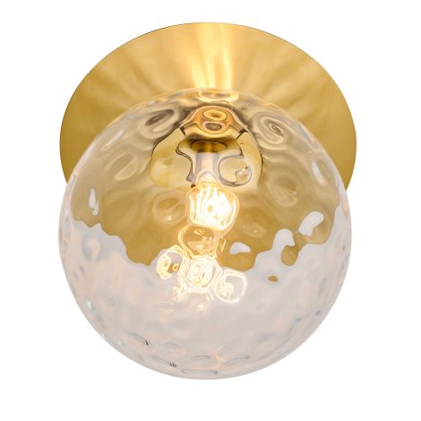 Plafonnier 12.5 pouces - BURLAT - Dainolite - BUR-131W-AGB-CLR